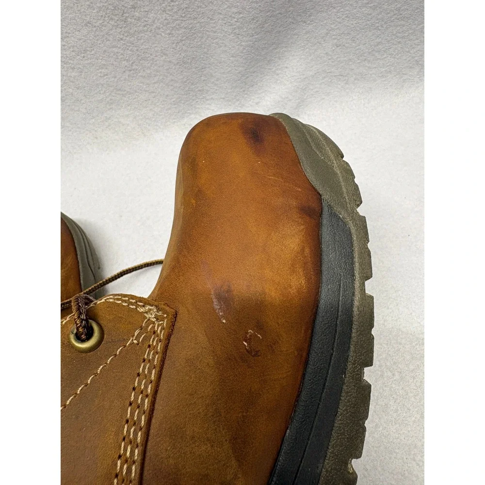 Carolina CA5520 Mens Waterproof Composite Toe Work Boots Brown Leather 11 2E